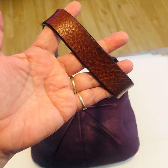 Marc By Marc Jacobs Purple Perforated Leather Large Shoulder Bag💜💙 - Picture 9 of 15